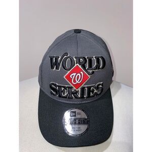 New Era Washington Nationals Grey/Black National League Champions Hat